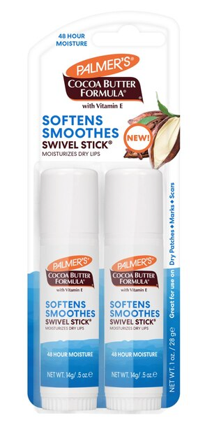 Palmer's Cocoa Butter Swivel Stick Lip Balm, 2 CT