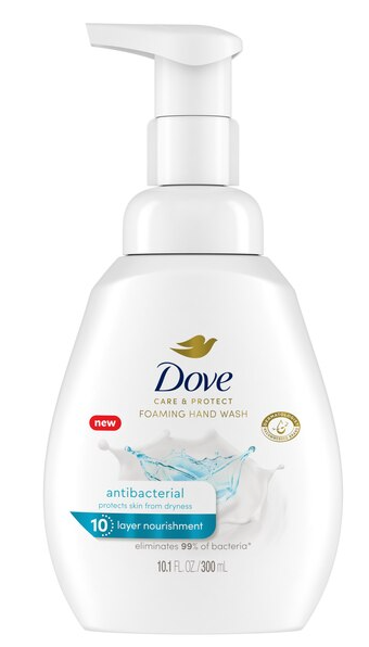 Dove Care & Protect Antibacterial Foaming Hand Wash, 10.1 oz