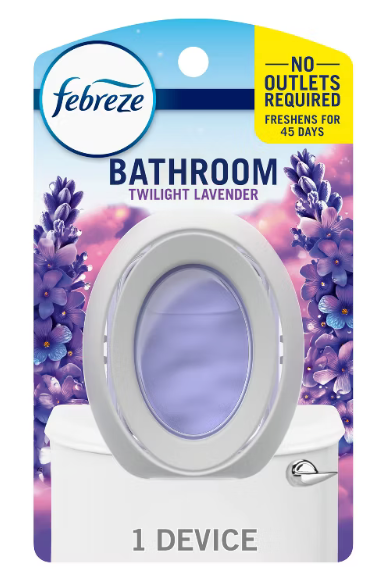 Febreze Bathroom Air Fresheners - Twilight Lavender: Non-Powered, Oil, 1-Pack