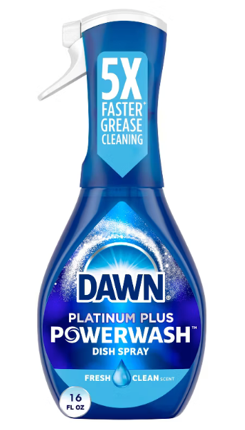 Dawn Platinum Powerwash Dishwashing Liquid Dish Soap Spray - Fresh - 16oz