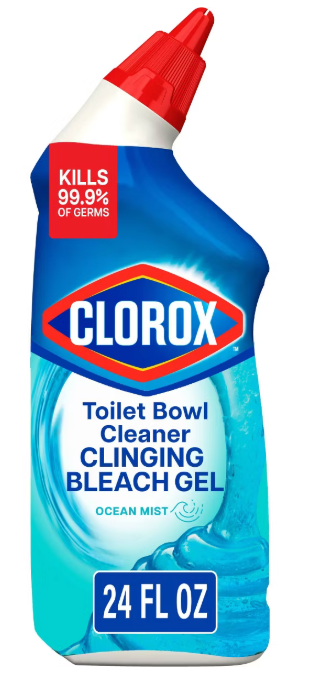Clorox Ocean Mist Toilet Bowl Cleaner Clinging Bleach Gel