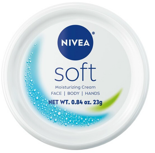 NIVEA Soft Moisturizing Creme, 0.84 OZ