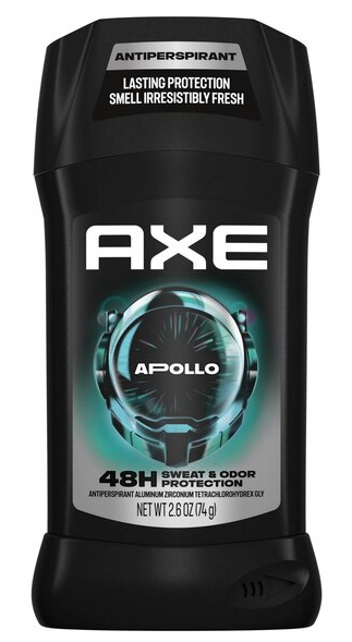AXE 48-Hour Anti Sweat Antiperspirant & Deodorant Stick, Apollo, 2.7 OZ