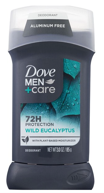 Dove Men+Care 72-Hour Deodorant Stick, Wild Eucalyptus, 3 OZ