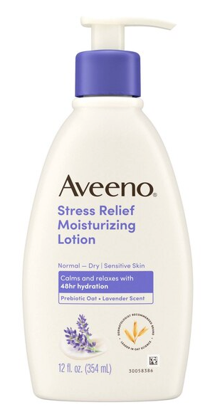 Aveeno Stress Relief Moisturizing Body Lotion, 12 Ounces