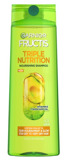 Garnier Fructis Triple Nutrition Shampoo, 12.5 Ounces